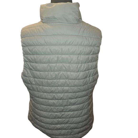 Pink Lightweight Quilted Puffer Vest Zip Up Water-Resistant Old Navy Women's L - Picture 2 of 5